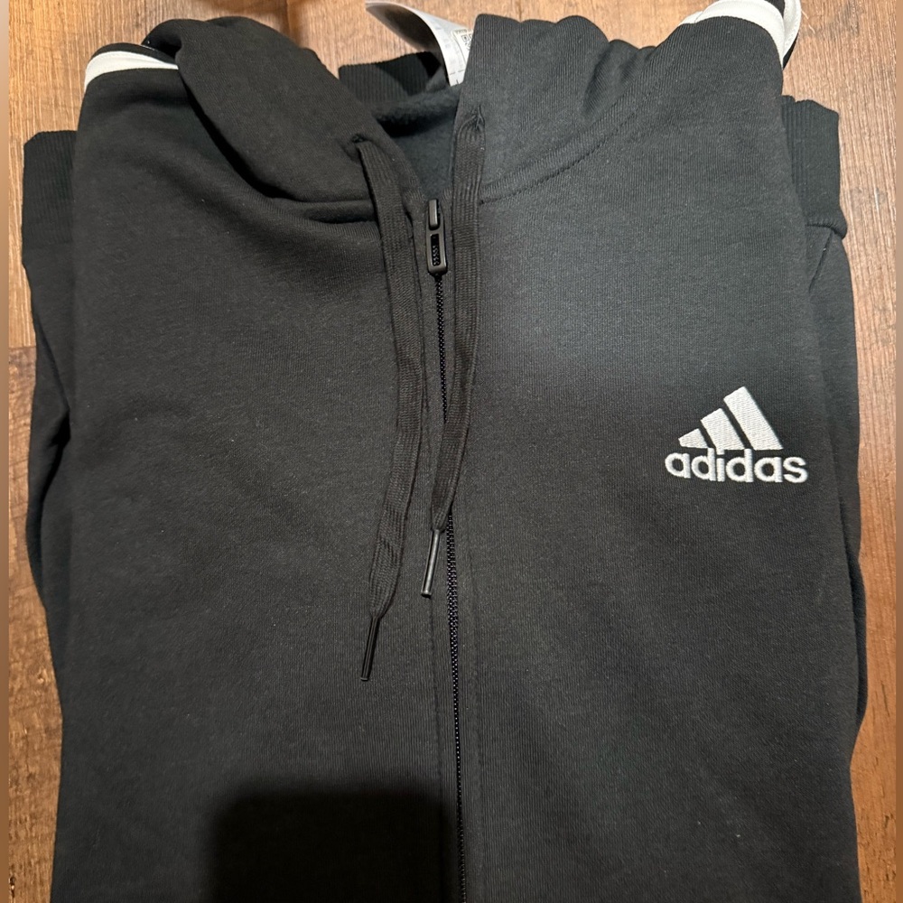 Adidas Black Performance Jacket with Logo